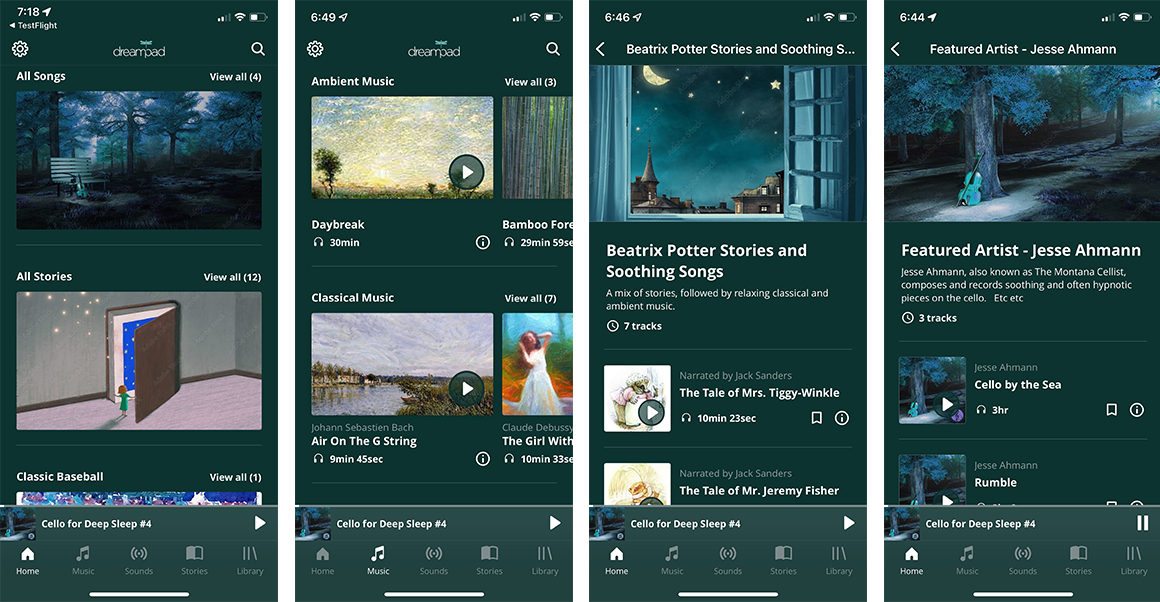Amazing Dreampad Releases New Sleep Music App